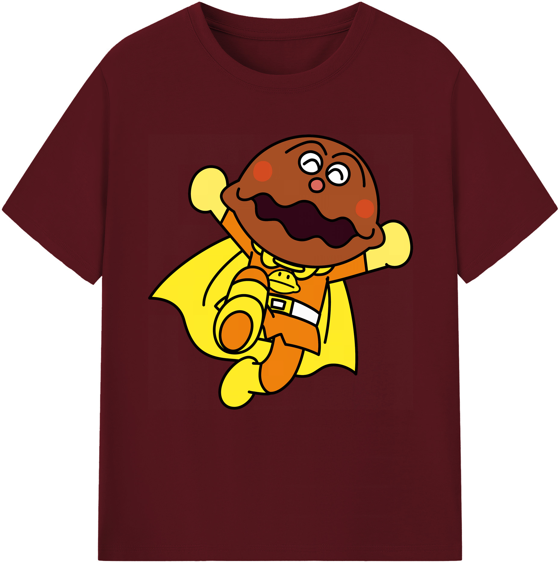 （画像用） アンパンマン Anpanman 綿100％半袖Tシャツ（フロントプリント）